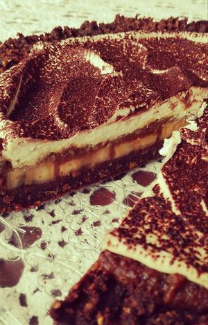 Banoffee Pie at Cafe Wolna & BioRezydencja in Swieradow-zdroj