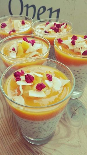Chia Mango Pudding at Cafe Wolna & BioRezydencja in Swieradow-zdroj