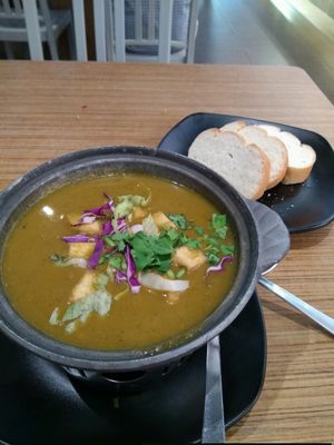 Kambing mutton Soup at AMK Hub - Vegetarian Stall in Northeast Singapore