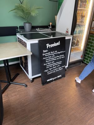 English bowl menu   at Grüngut in Berlin