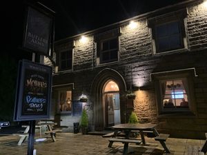 Winters evening  at The Butlers Arms in Blackburn