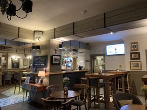 Bar area which is dog friendly  at The Butlers Arms in Blackburn