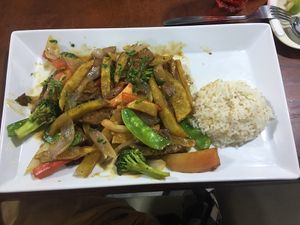 Lomo saltado veggie   at Vida Saludable in Ayacucho