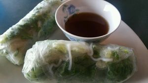 Vegan Fresh rolls at Saigon Bistro in Fayetteville