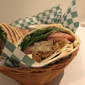 Sandwich Le Monster at Vegan Rapide - Le Misanthrope in Montreal