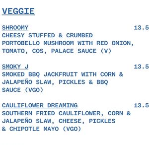 New menu at Palace in Mount Maunganui