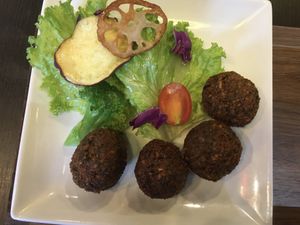Side of falafel  at Where is a Dog in Tokyo