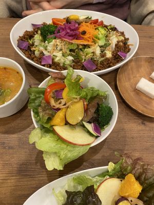 Taco bowl  at Where is a Dog in Tokyo