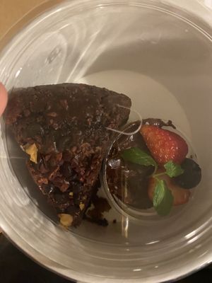 Chocolate cake with chocolate   at Where is a Dog in Tokyo