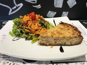 quiche vegano at Veganza - Barra Shopping in Rio De Janeiro