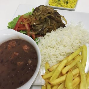 feijoada vegana at Veganza - Barra Shopping in Rio De Janeiro
