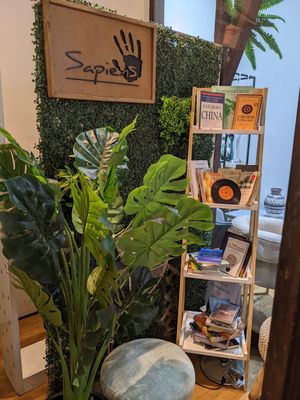 Inside at Sapiens in Santiago