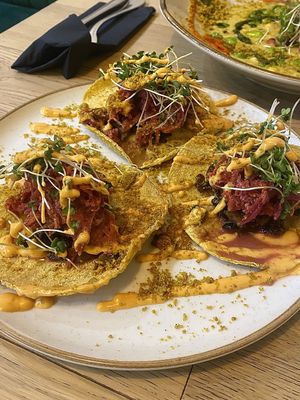 Taquitos  at Sapiens in Santiago