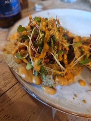 Tacos at Sapiens in Santiago