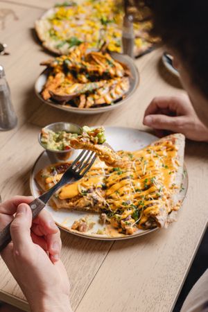 Quesadillas and guacamole at Sapiens in Santiago