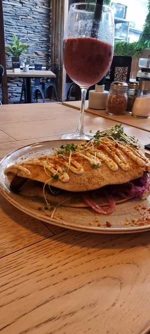 Quesadilla at Sapiens in Santiago