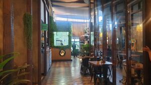 Inside at Sapiens in Santiago