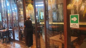 Inside at Sapiens in Santiago