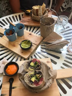 Burritos   at Sapiens in Santiago