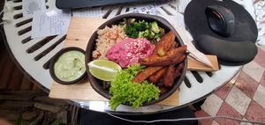 100% recommend Sapiens food, drinks and excellent service is a five starts restaurant. Perfect place to work, the wifi was very strong and is the perfect amount of quite and loud t at Sapiens in Santiago