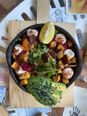 Buddha Balls bowl at Sapiens in Santiago