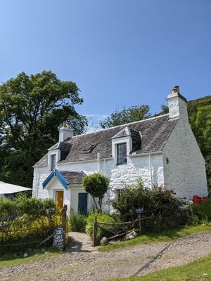 The house, you order at the gate at Kerrera Tea Garden in Isle Of Keerera