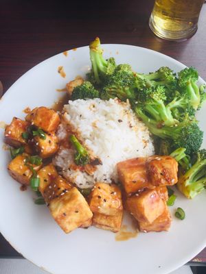 Spiced Tofu. Delicious! at WAVE Asian Bistro & Sushi in Mount Dora