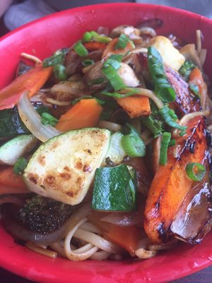 Vegan bowl.  at WAVE Asian Bistro & Sushi in Mount Dora