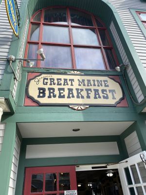 Front at Jeannie's Great Maine Breakfast in Bar Harbor