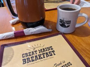  at Jeannie's Great Maine Breakfast in Bar Harbor