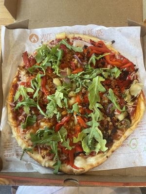   at Blaze Pizza in Storrs