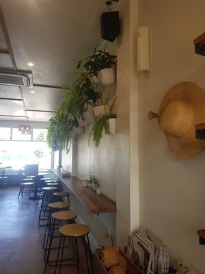 Interior at George Cafe in Mount Maunganui