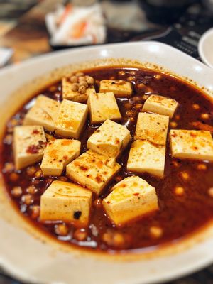 Mapo tofu at Taiwan Shokudo in Tokyo