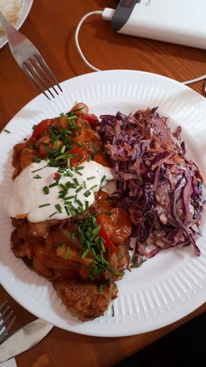 Yum hash brown type at Sufeat in Krakow