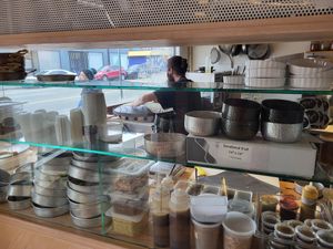 Fresh made flat breads at Aleph Middle Eastern Eatery in Vancouver