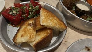Spanish Red Peppers  at Aleph Middle Eastern Eatery in Vancouver