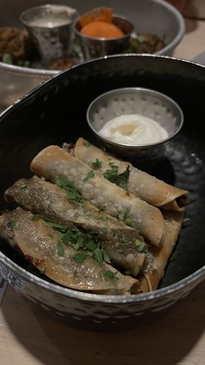 Dumplings  at Aleph Middle Eastern Eatery in Vancouver
