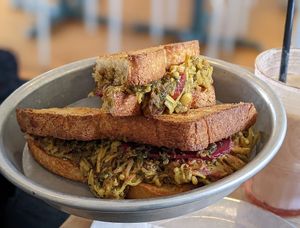 Reuben at Aleph Middle Eastern Eatery in Vancouver