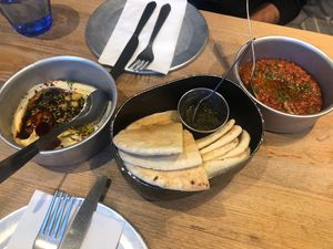 The Jerusalem experience   at Aleph Middle Eastern Eatery in Vancouver