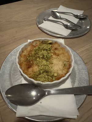 Knafeh  at Aleph Middle Eastern Eatery in Vancouver