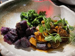 Sauteed Plant-Based Scallops  at Wildest Restaurant & Bar in Palm Desert