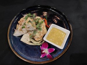 Roasted Cauliflower Steaks  at Wildest Restaurant & Bar in Palm Desert