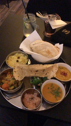 thali lunch menu at Indiya in Wels