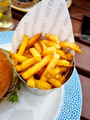Skin-On Fries at The Lighter Inn in Topsham