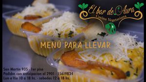 Otra opción que te brindamos es comprar tu Menú para llevar...
Podes solicitarlo con anticipación al 02901-15619834 at El Bar de Aura in Ushuaia