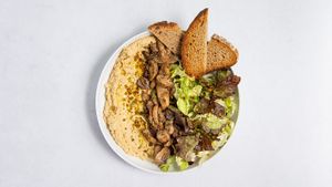 Weekend Hummus Bowl at My Goodness in Berlin