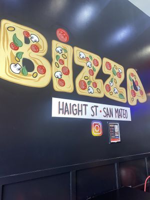 Interior w/Window Booth Seating Available and Tables  at Bizza in San Francisco