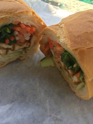 Organic Braised Tofu Bành MÌ at ND Banh Mi in Oceanside