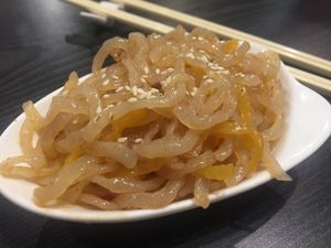 Veg Jellyfish (konjac) at Harmony Village Vegetarian in Hong Kong Island