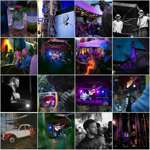 a collage by Sue Lacy at The Drawingroom in Chesham